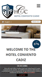 Mobile Screenshot of hotelconventocadiz.com