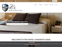 Tablet Screenshot of hotelconventocadiz.com